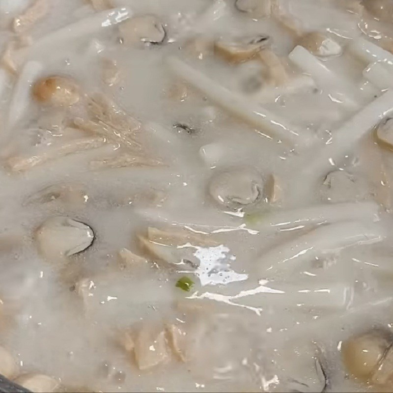 Bước 5 Nấu bánh canh Bánh canh bột xắt chay